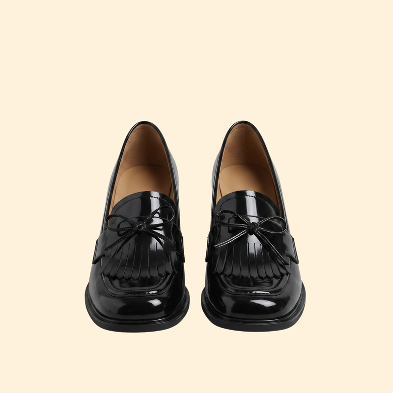 Women’s Patent Loafer with Heels