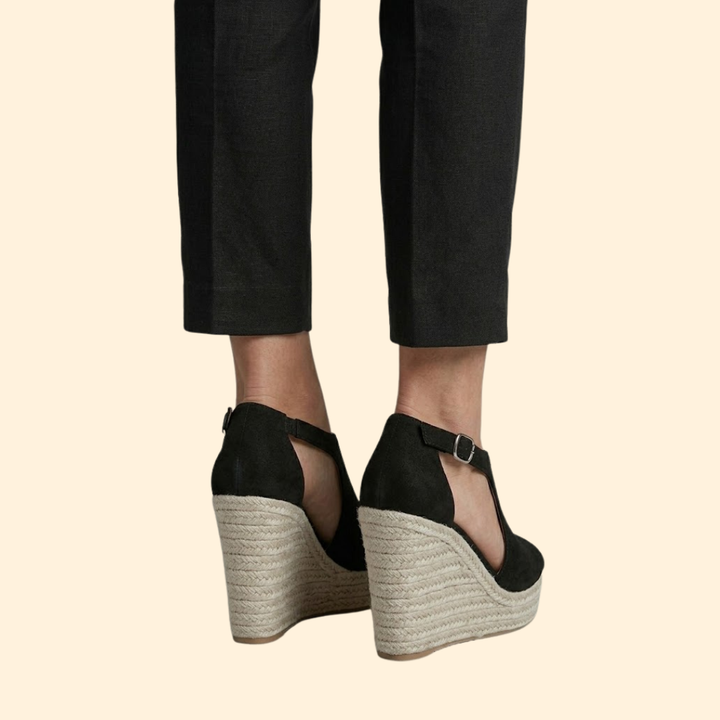 Women's Peep Toe Heels with Cutouts