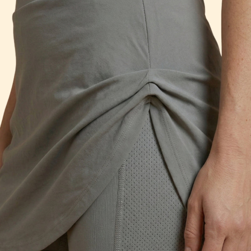 Women’s Plain Skirt with Adjustable Drawstring
