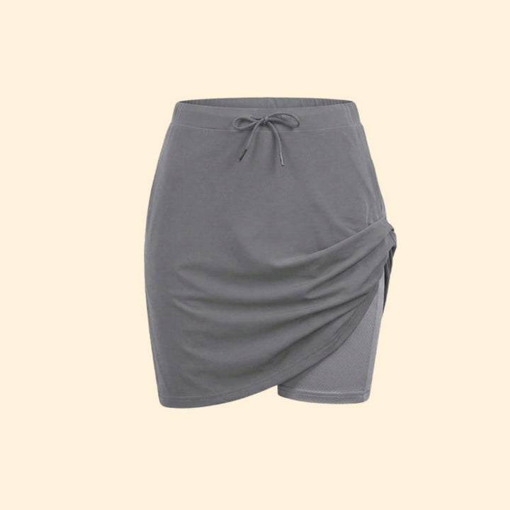Women’s Plain Skirt with Adjustable Drawstring