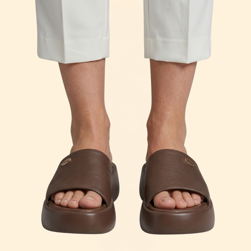 Women's Platform Slippers with Open-Toe