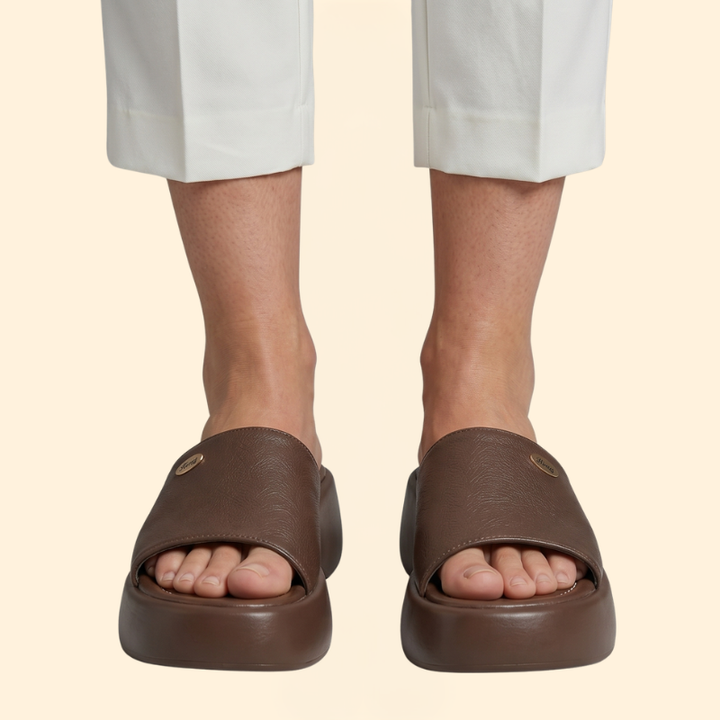 Women's Platform Slippers with Open-Toe
