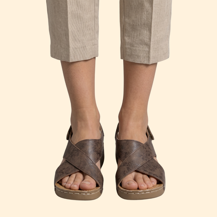 Women's Wedge Platform Sandals with Cushioned Insole