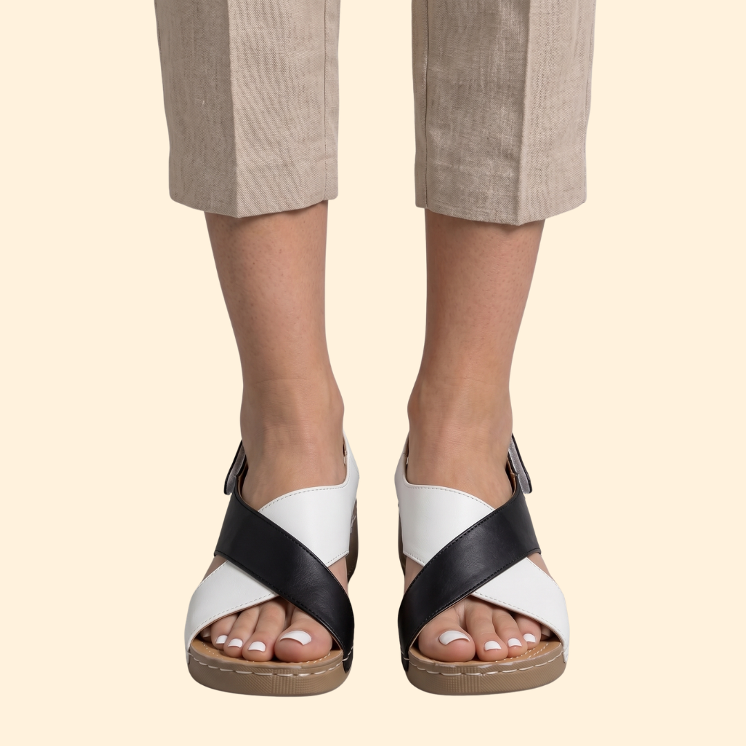Women's Wedge Platform Sandals with Cushioned Insole