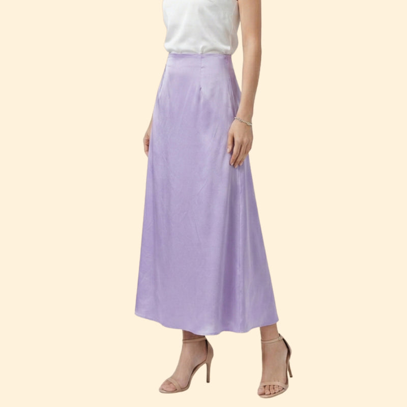 Women’s Pleated Maxi Skirt with High Waist