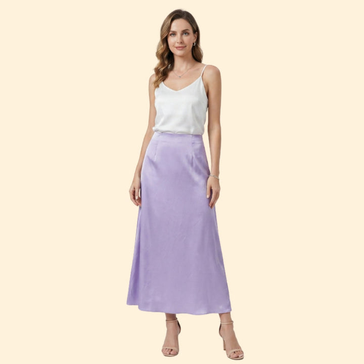 Women’s Pleated Maxi Skirt with High Waist