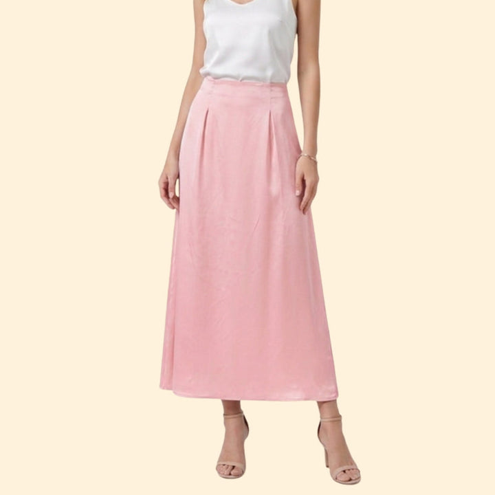 Women’s Pleated Maxi Skirt with High Waist
