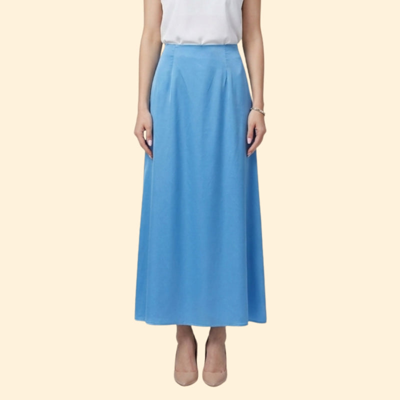 Women’s Pleated Maxi Skirt with High Waist