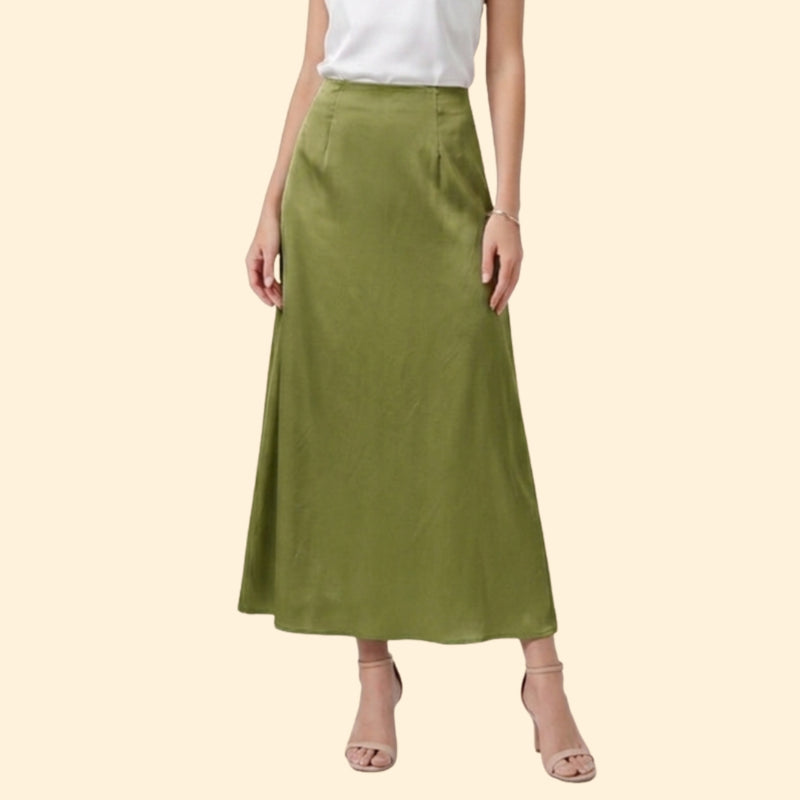Women’s Pleated Maxi Skirt with High Waist