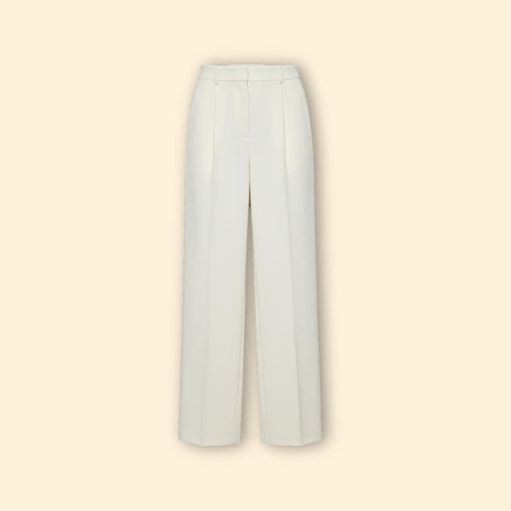 Women’s Pleated Pants with Wide Leg