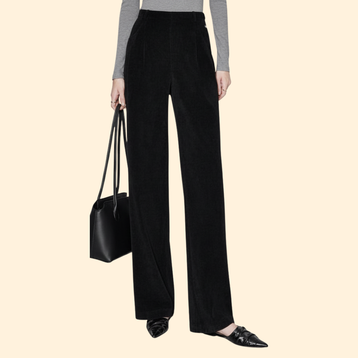 Women’s Pleated Pants with Wide Leg