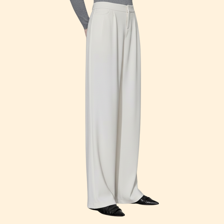 Women’s Pleated Pants with Wide Leg