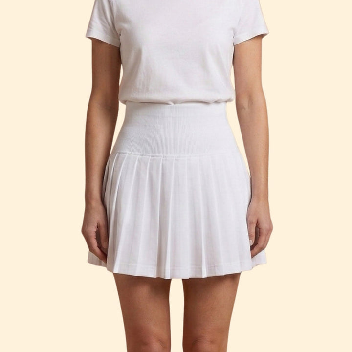 Women’s Pleated Skirt with High-Waist Fit