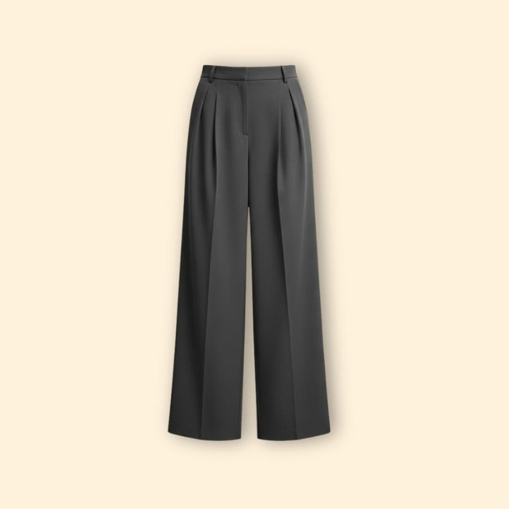 Women’s Pleated Trousers with Straight Leg