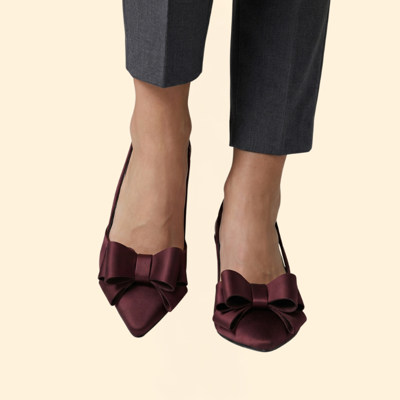 Women’s Pointed Toe Heels with Bow