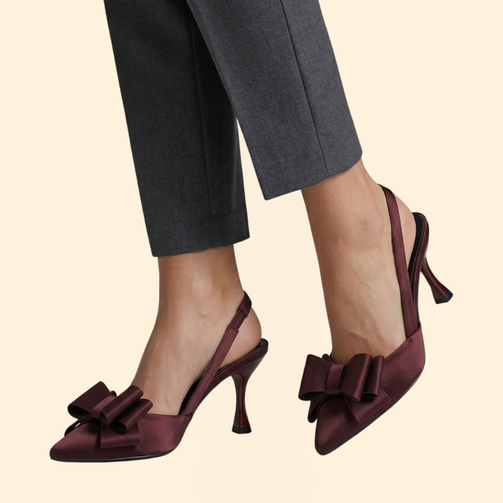 Women’s Pointed Toe Heels with Bow