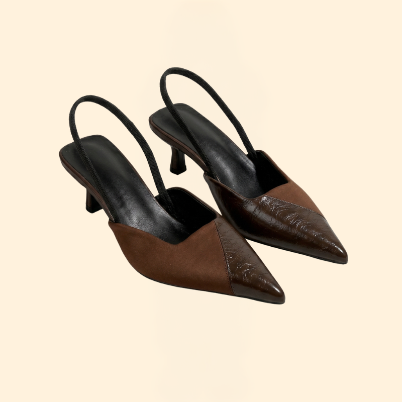 Women’s Pointed Toe Heels with Slingback Strap