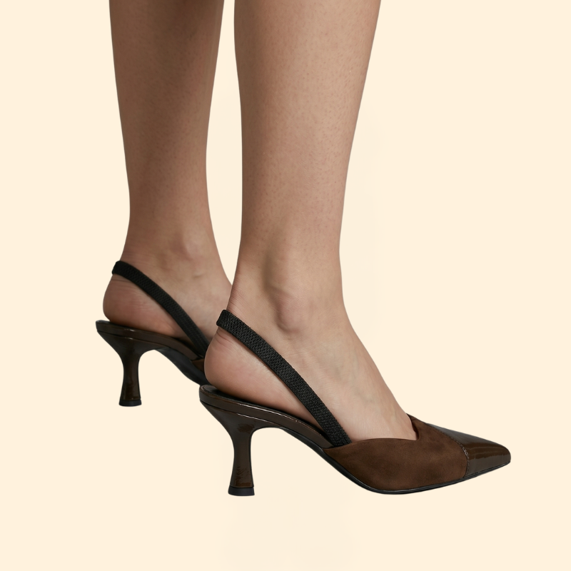 Women’s Pointed Toe Heels with Slingback Strap