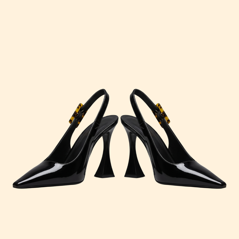 Women's Pointed Toe Pumps with Ankle Strap