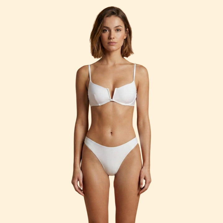 Women’s Push-Up Bikini Set with V-Neckline
