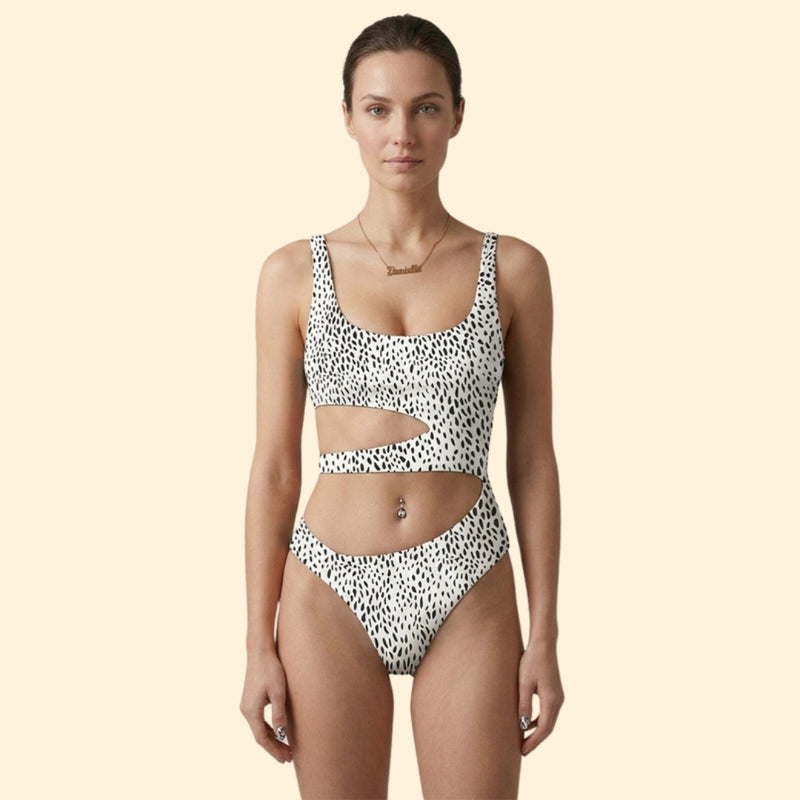 Women’s Push-Up Swimsuit with Side Slits