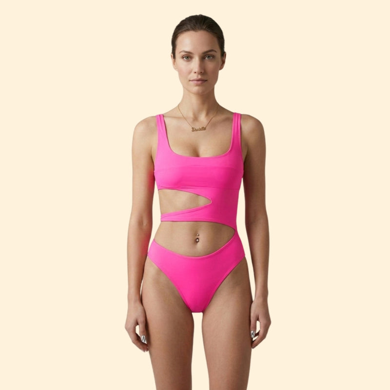 Women’s Push-Up Swimsuit with Side Slits