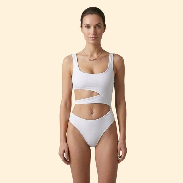 Women’s Push-Up Swimsuit with Side Slits