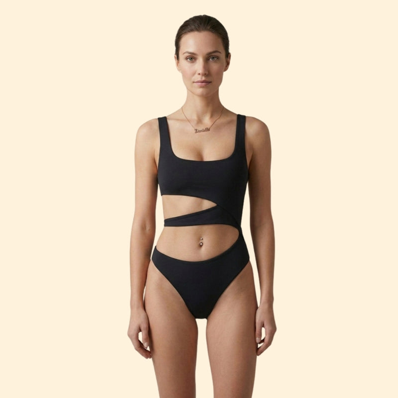 Women’s Push-Up Swimsuit with Side Slits