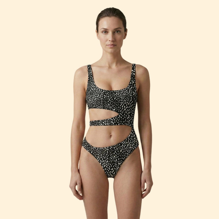Women’s Push-Up Swimsuit with Side Slits