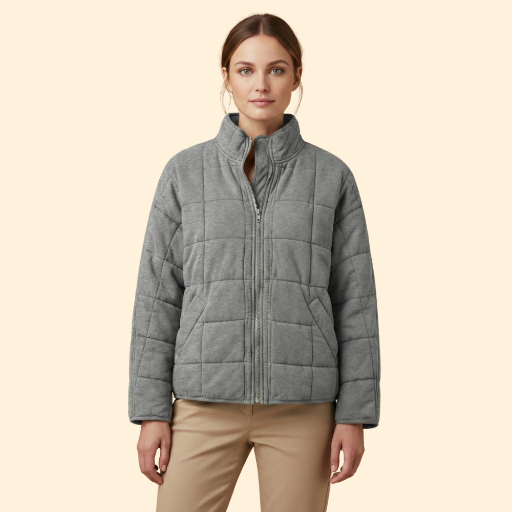 Women’s Quilted Stand-Up Collar Jacket