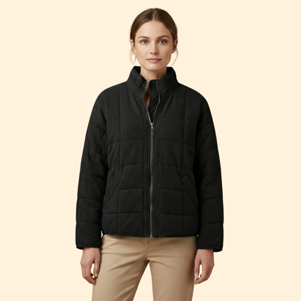 Women’s Quilted Stand-Up Collar Jacket