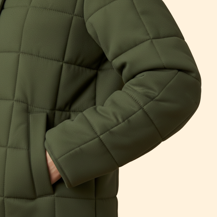 Women’s Quilted Stand-Up Collar Jacket
