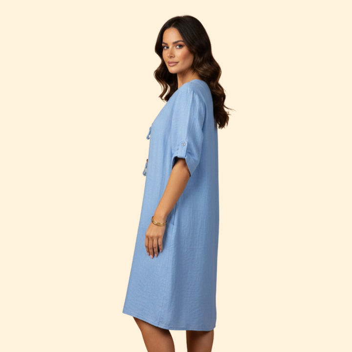 Women's Relaxed Fit Midi Dress