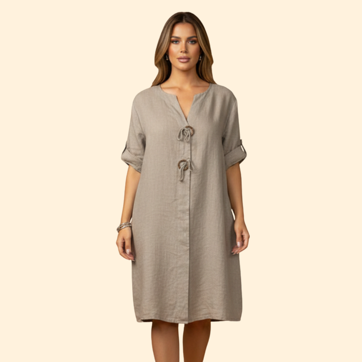 Women's Relaxed Fit Midi Dress
