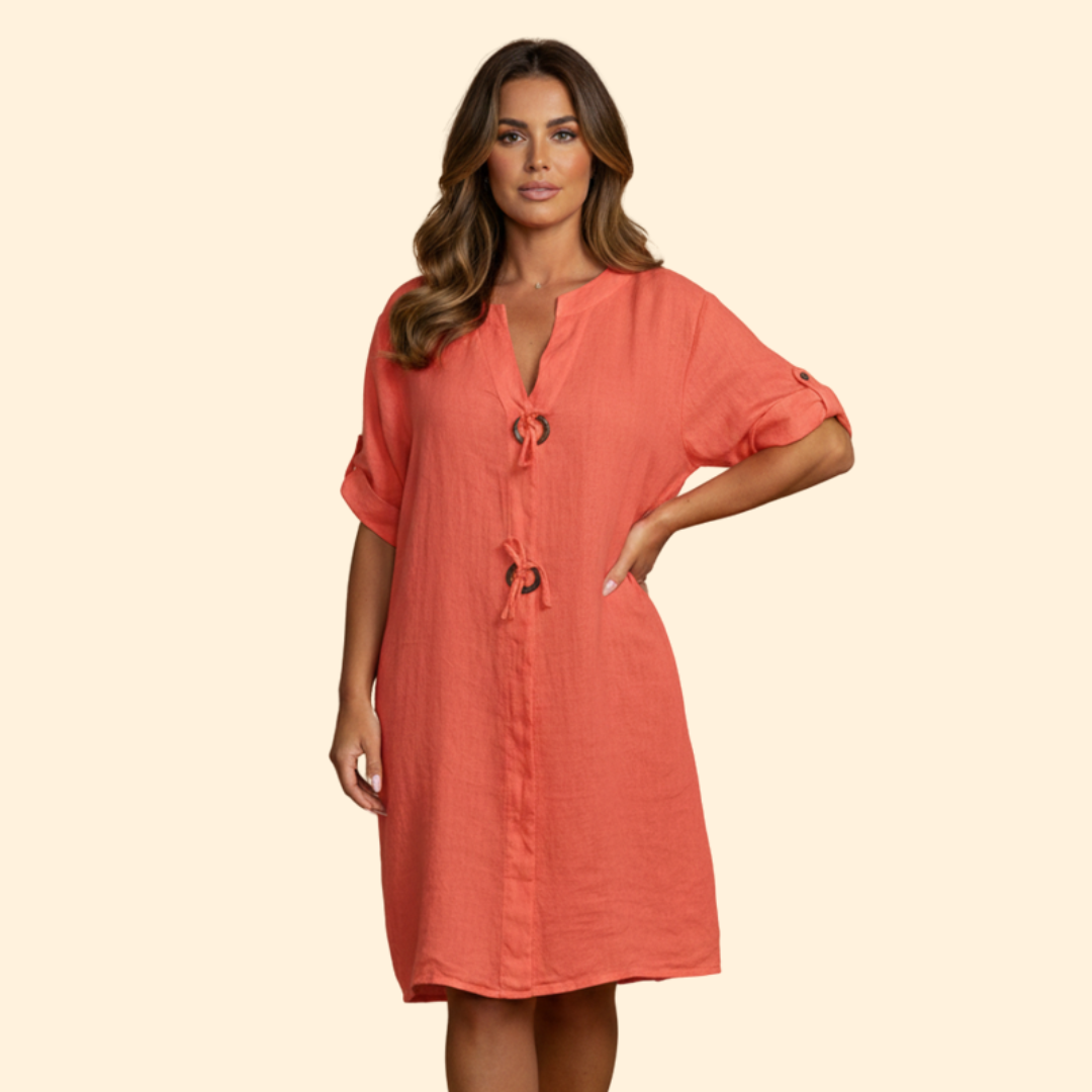 Women's Relaxed Fit Midi Dress