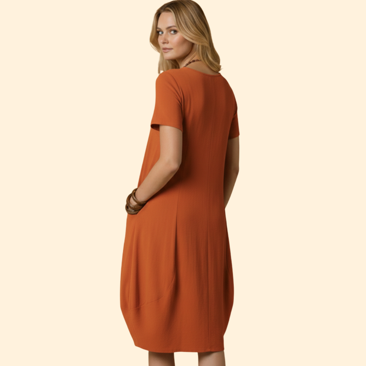 Women's Relaxed Fit Midi Dress