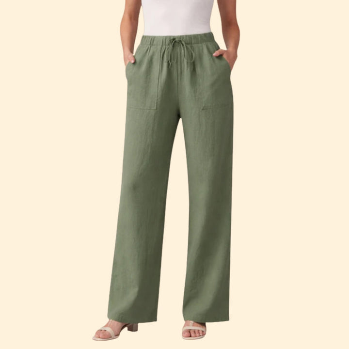 Women’s Relaxed Fit Pants with Side Pockets