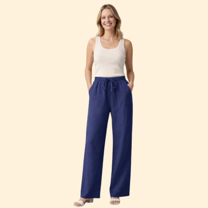 Women’s Relaxed Fit Pants with Side Pockets