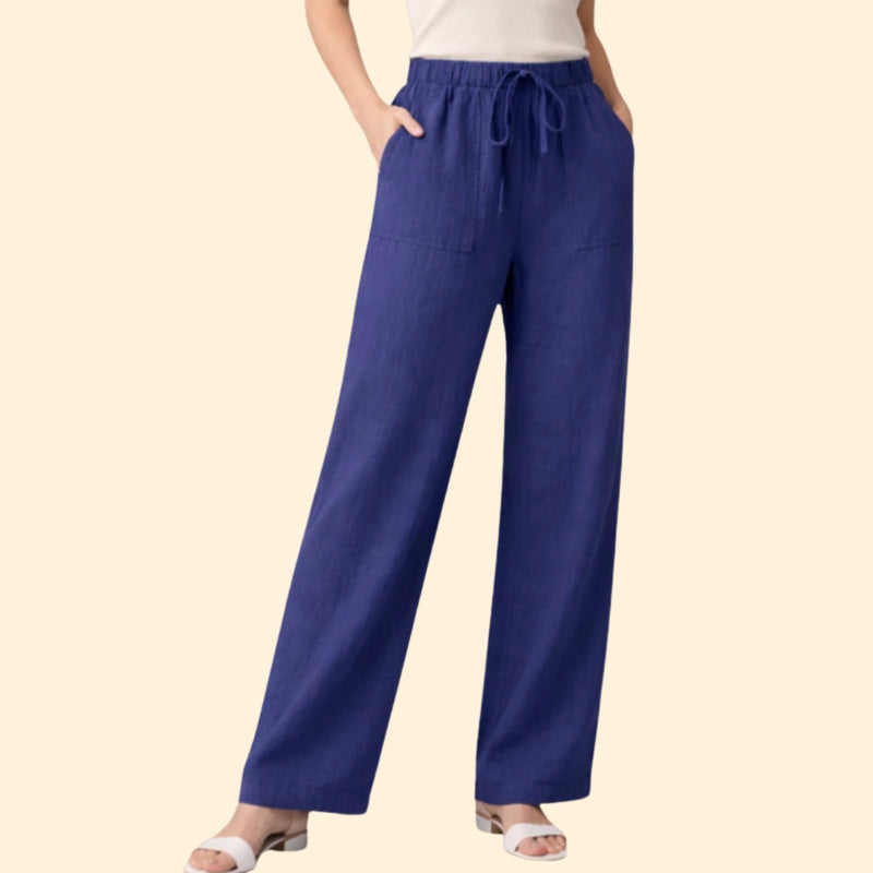 Women’s Relaxed Fit Pants with Side Pockets