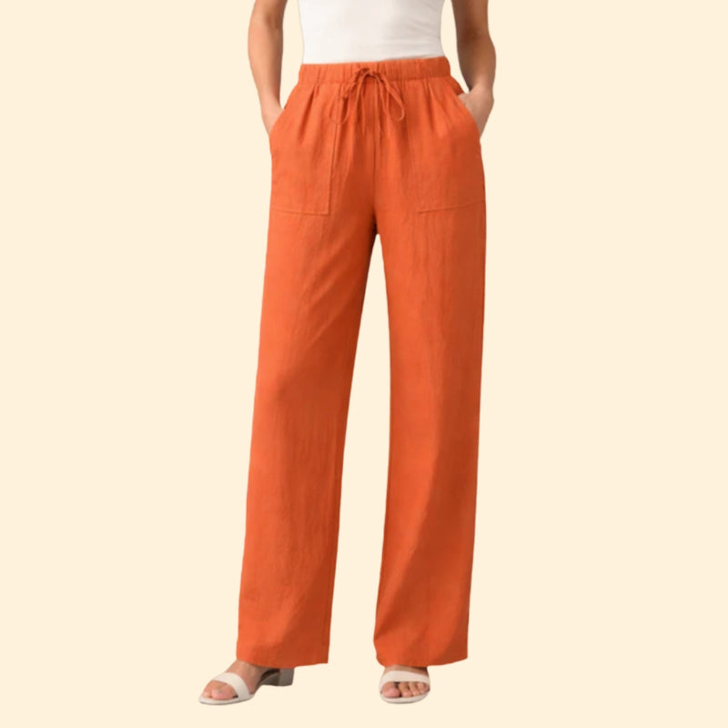 Women’s Relaxed Fit Pants with Side Pockets