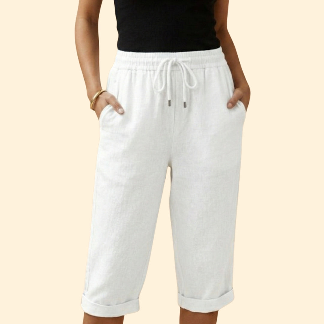 Women's Relaxed Fit Shorts with Side Pockets