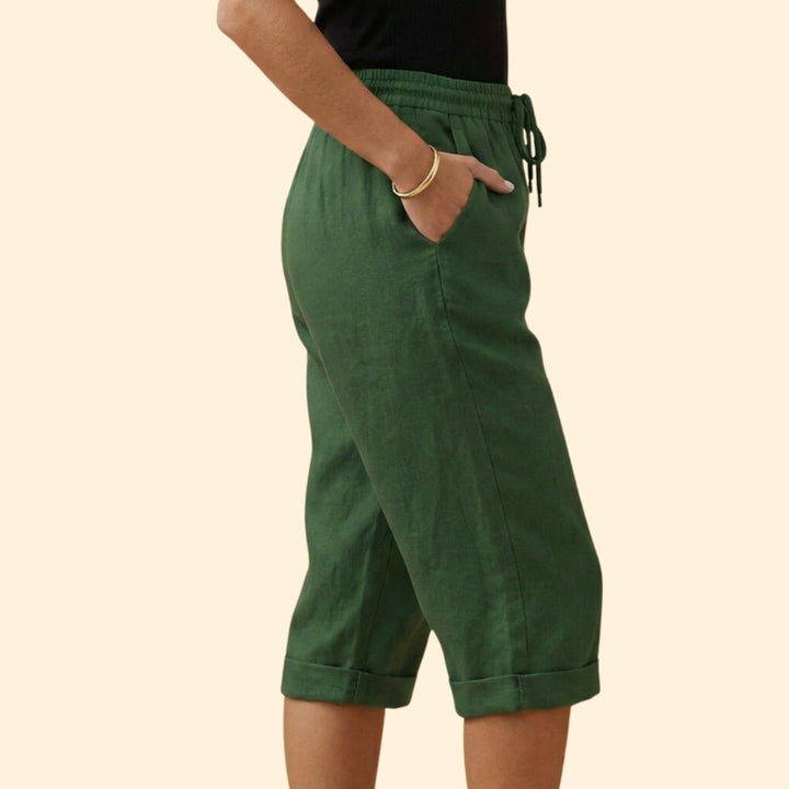 Women's Relaxed Fit Shorts with Side Pockets