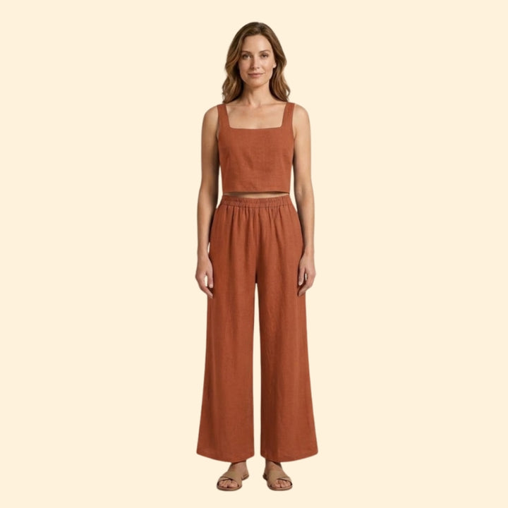 Women’s Relaxed Fit Top and Pants Set