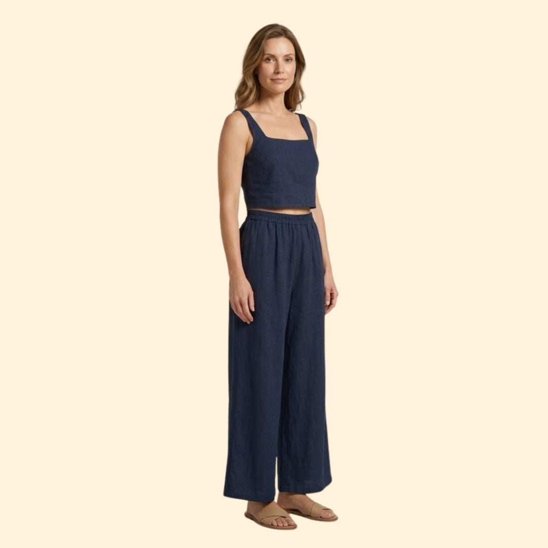 Women’s Relaxed Fit Top and Pants Set