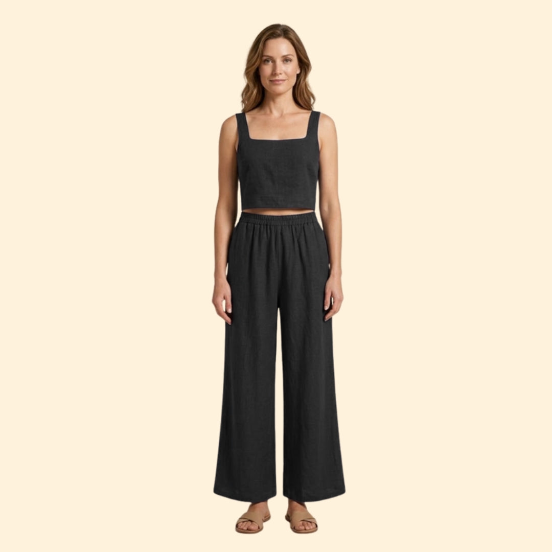 Women’s Relaxed Fit Top and Pants Set