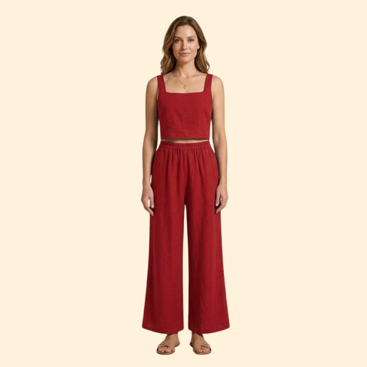 Women’s Relaxed Fit Top and Pants Set