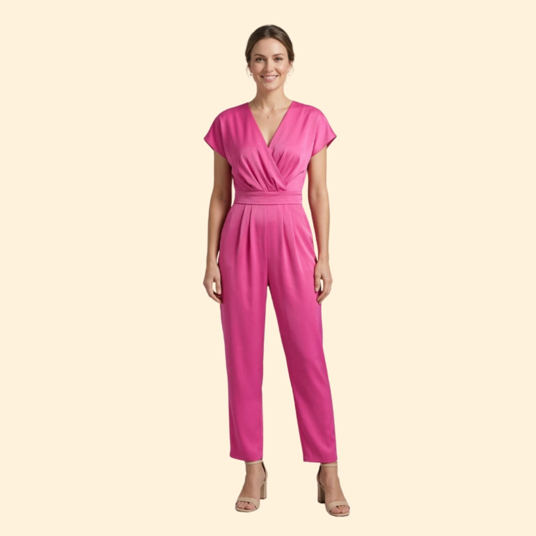 Women’s Relaxed Jumpsuit with Tapered Legs