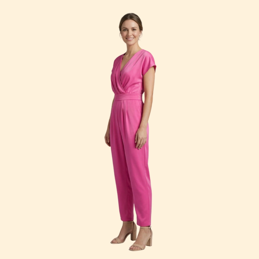 Women’s Relaxed Jumpsuit with Tapered Legs