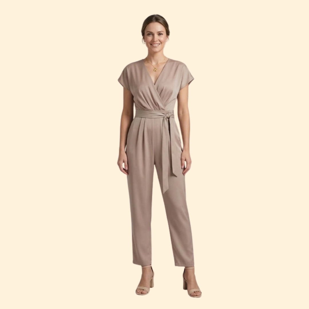 Women’s Relaxed Jumpsuit with Tapered Legs