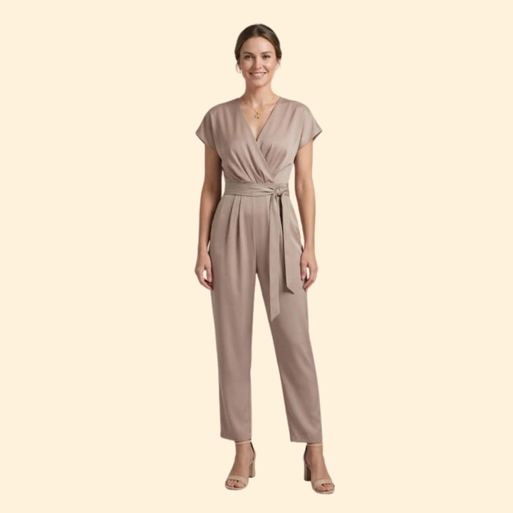 Women’s Relaxed Jumpsuit with Tapered Legs
